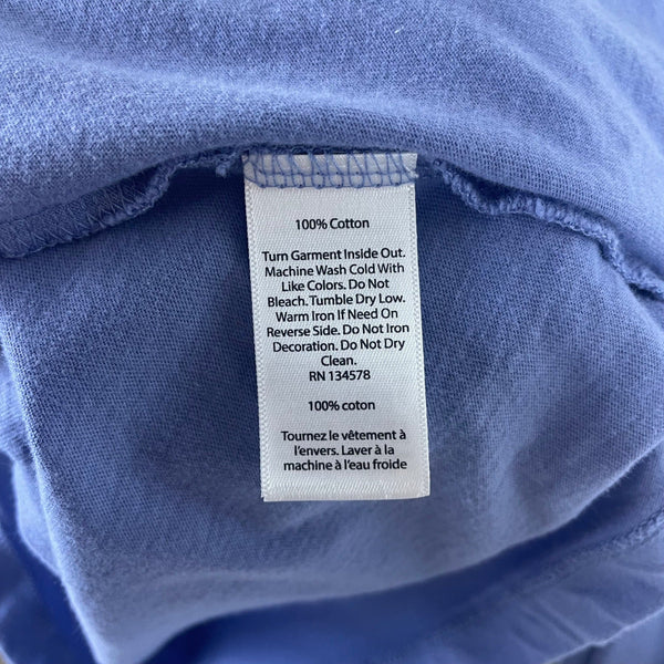 Vineyard Vines Unisex Kids Blue Whale Logo Long Sleeve Cotton T-Shirt XL