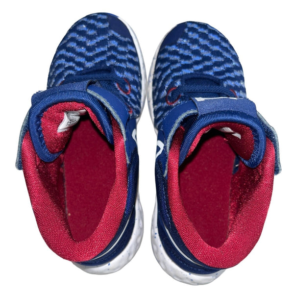 Nike Youth Boy's Blue Boyd KD Trey 5 VII Detachable Strap Hi Top Sneakers Sz 11C