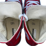 Converse Red Leather Chuck Taylor All Star High-Top Sneakers Unisex Size 7M/9W