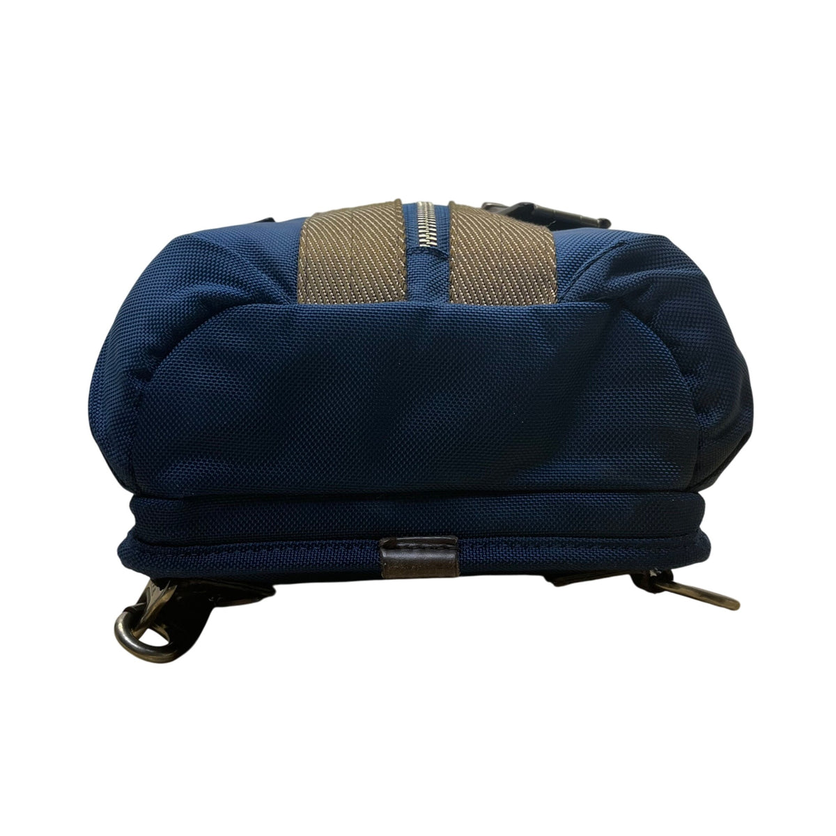 Tumi womens Blue Nylon Adjustable Strap Multiple Pockets Crossbody Sling Bag