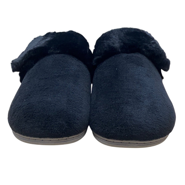 Vionic Marielle Women’s Black Faux Fur Comfort Podriatic Design Slippers Size 6M