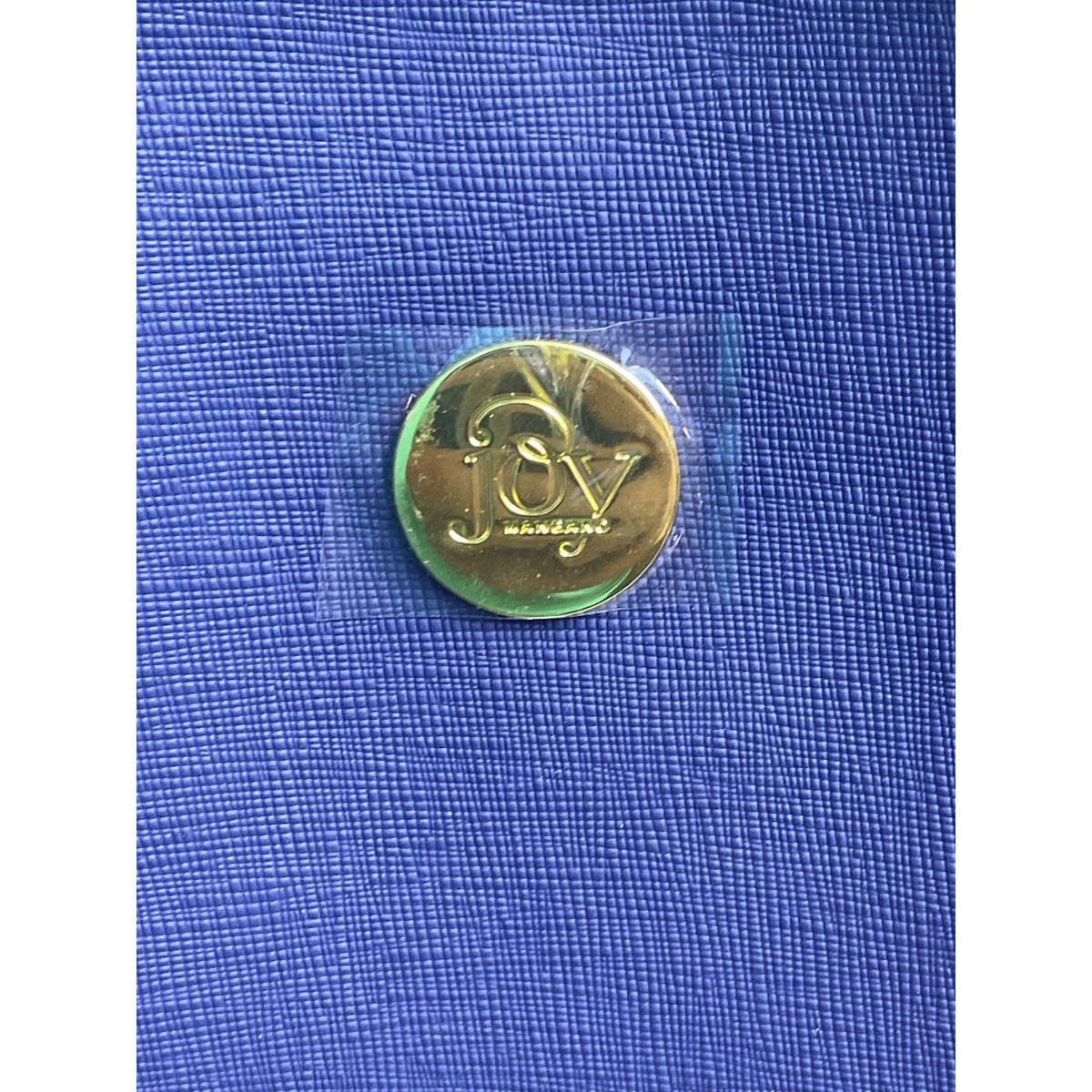 Joy Mangano Brown And Blue Leather Colorblock Tote Bag Sz L - NWOT