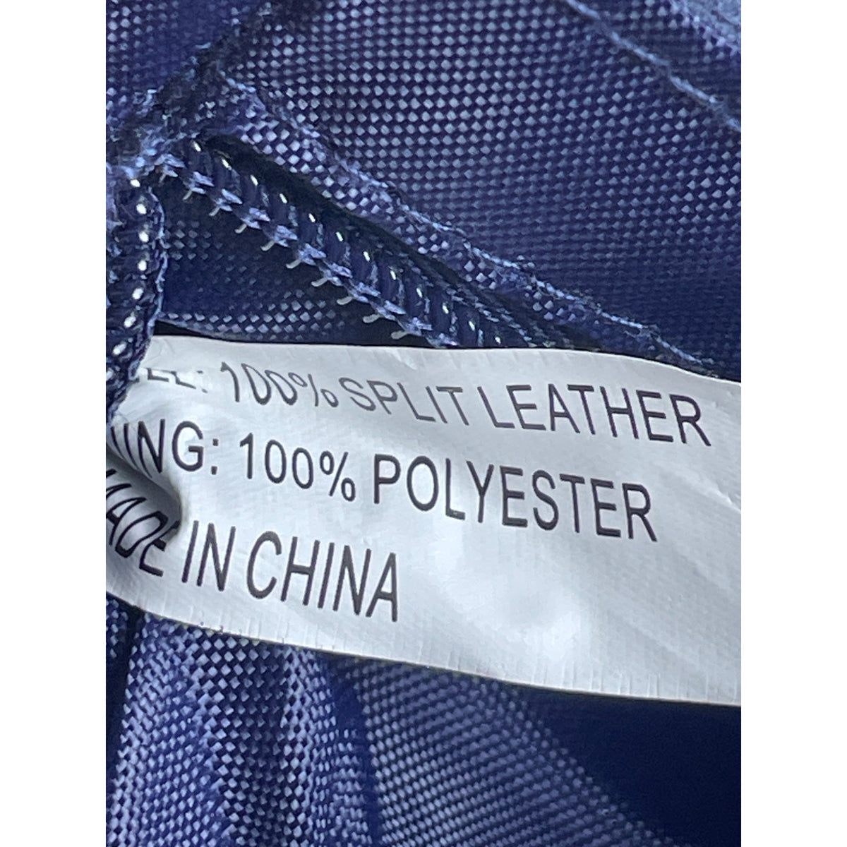 Joy Mangano Brown And Blue Leather Colorblock Tote Bag Sz L - NWOT