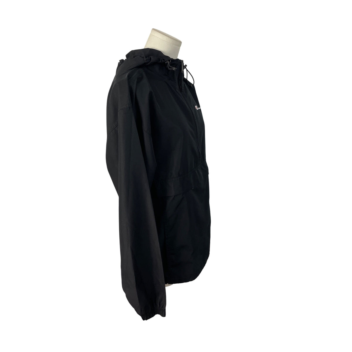 Champion Women’s Black Packable Hooded & Water Resistant Rain Jacket Sz S