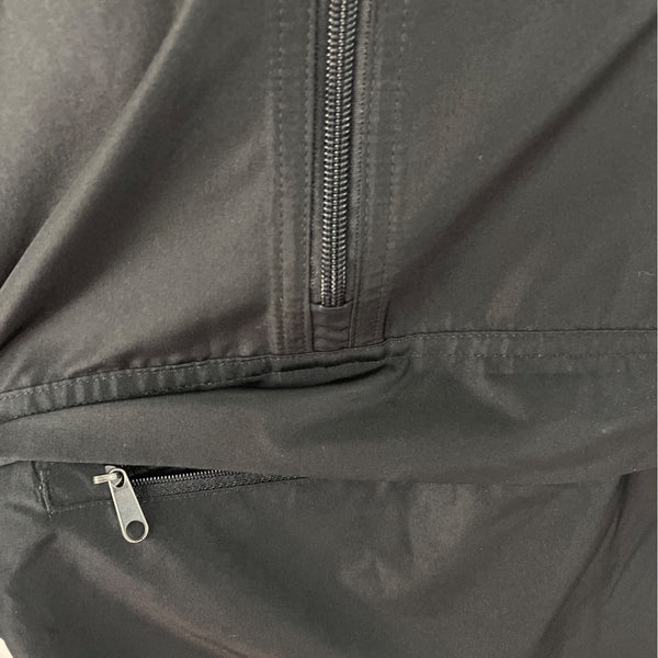 Champion Women’s Black Packable Hooded & Water Resistant Rain Jacket Sz S