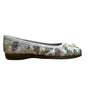 Aerosoles Women’s White Fabric 440 Memory Foam Fashionista Flats 6M - New