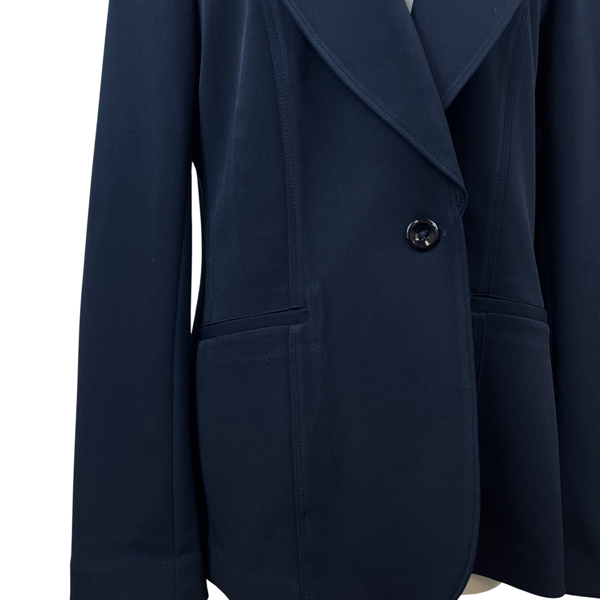 White House Black Market Women's Black Blazer Single-Button Size 12