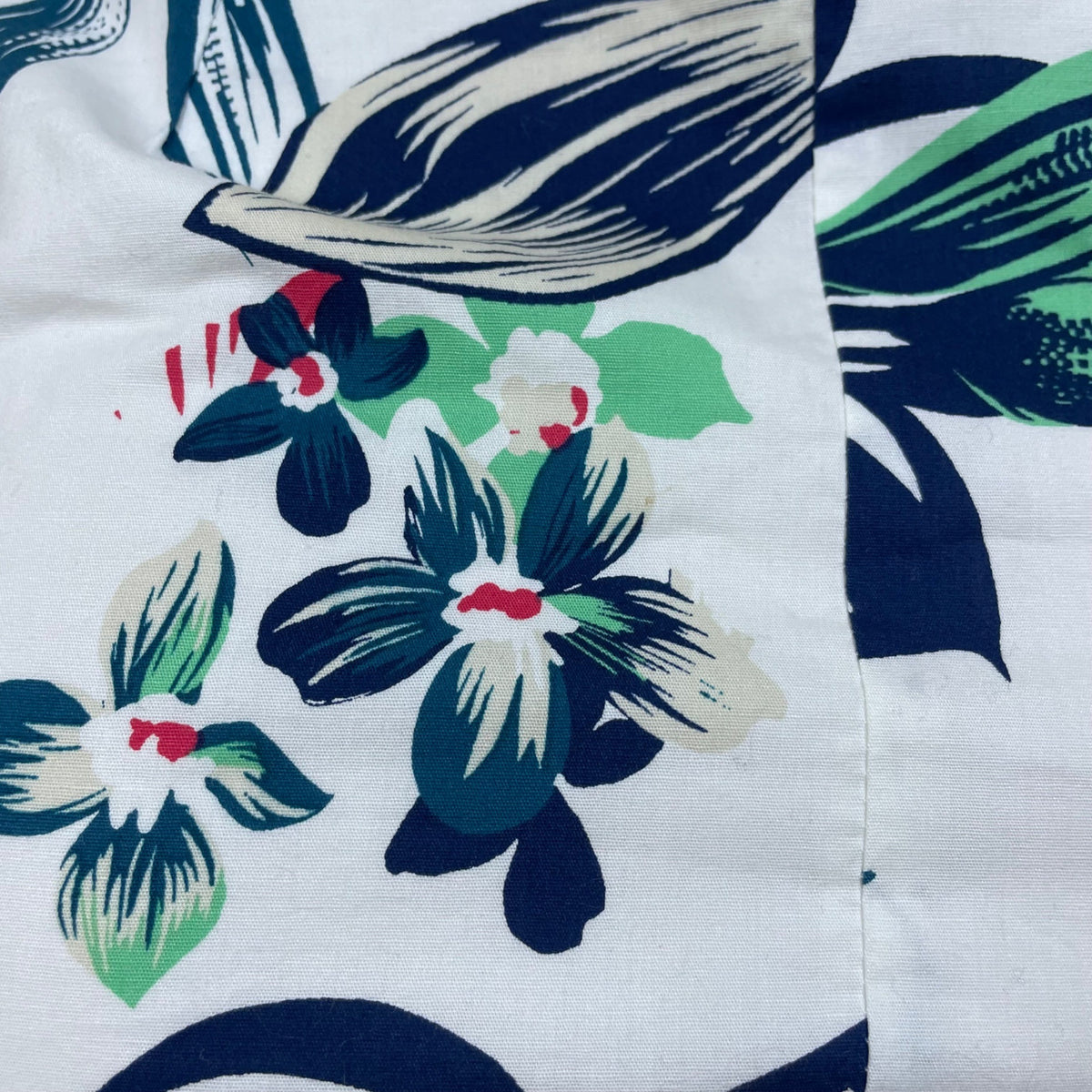 Aqua Women's White Tropical & Floral Wrap Mini Skirt With Ruffle Sz S - New