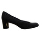 Stuart Weitzman Women’s Black Textured Block Heel Goosebump Pumps Size 7.5M
