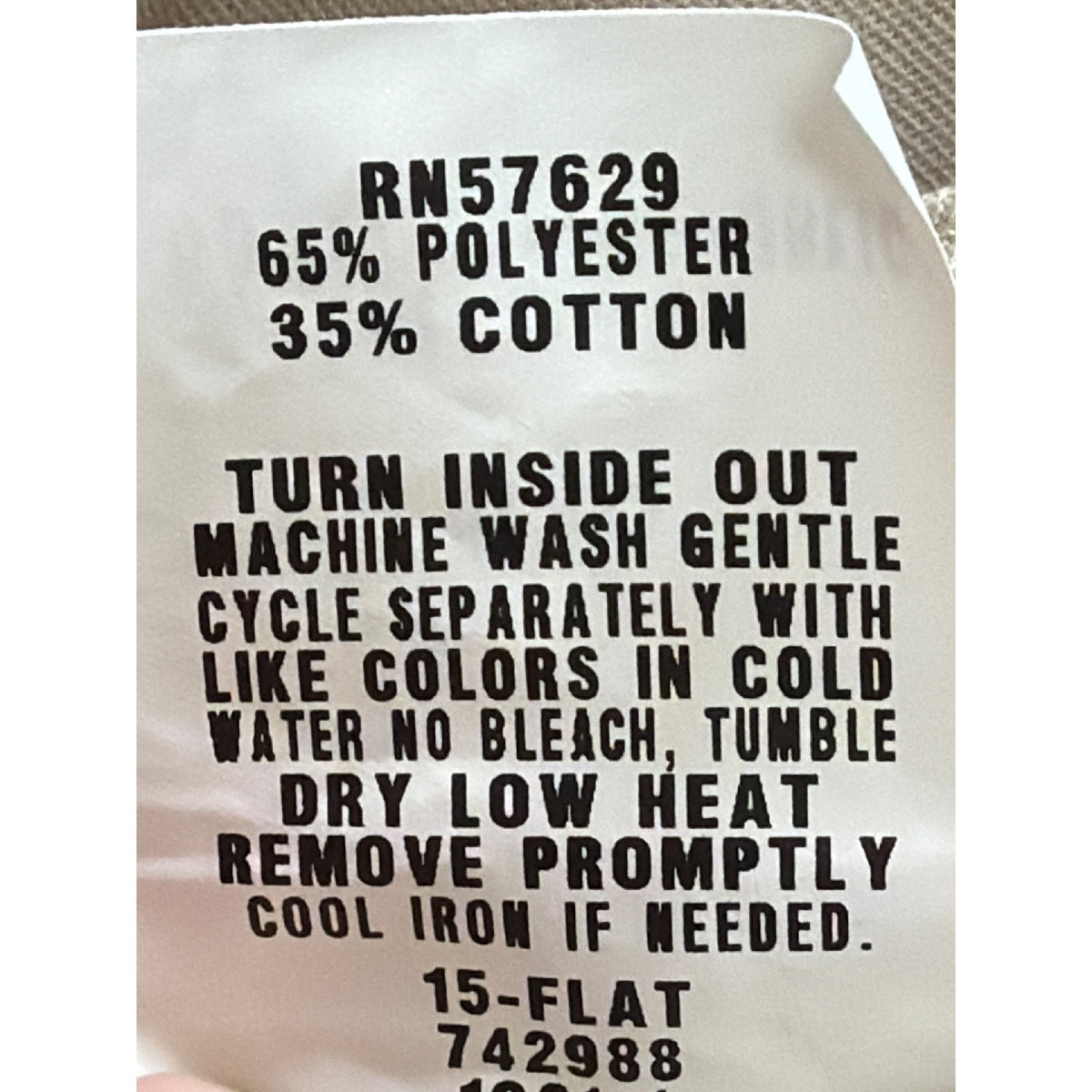 Flynn OHara Girls Khaki Adjustable Waist School Uniform Pants Sz 14R