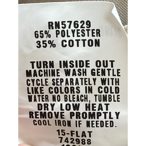 Flynn OHara Girls Khaki Adjustable Waist School Uniform Pants Sz 14R