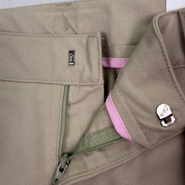 Flynn OHara Girls Khaki Adjustable Waist School Uniform Pants Sz 14R