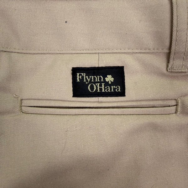 Flynn OHara Girls Khaki Adjustable Waist School Uniform Pants Sz 14R