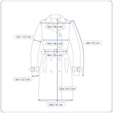 Dkny Women's Gray and Beige Plaid Double Breasted Peacoat Jacket Size 8