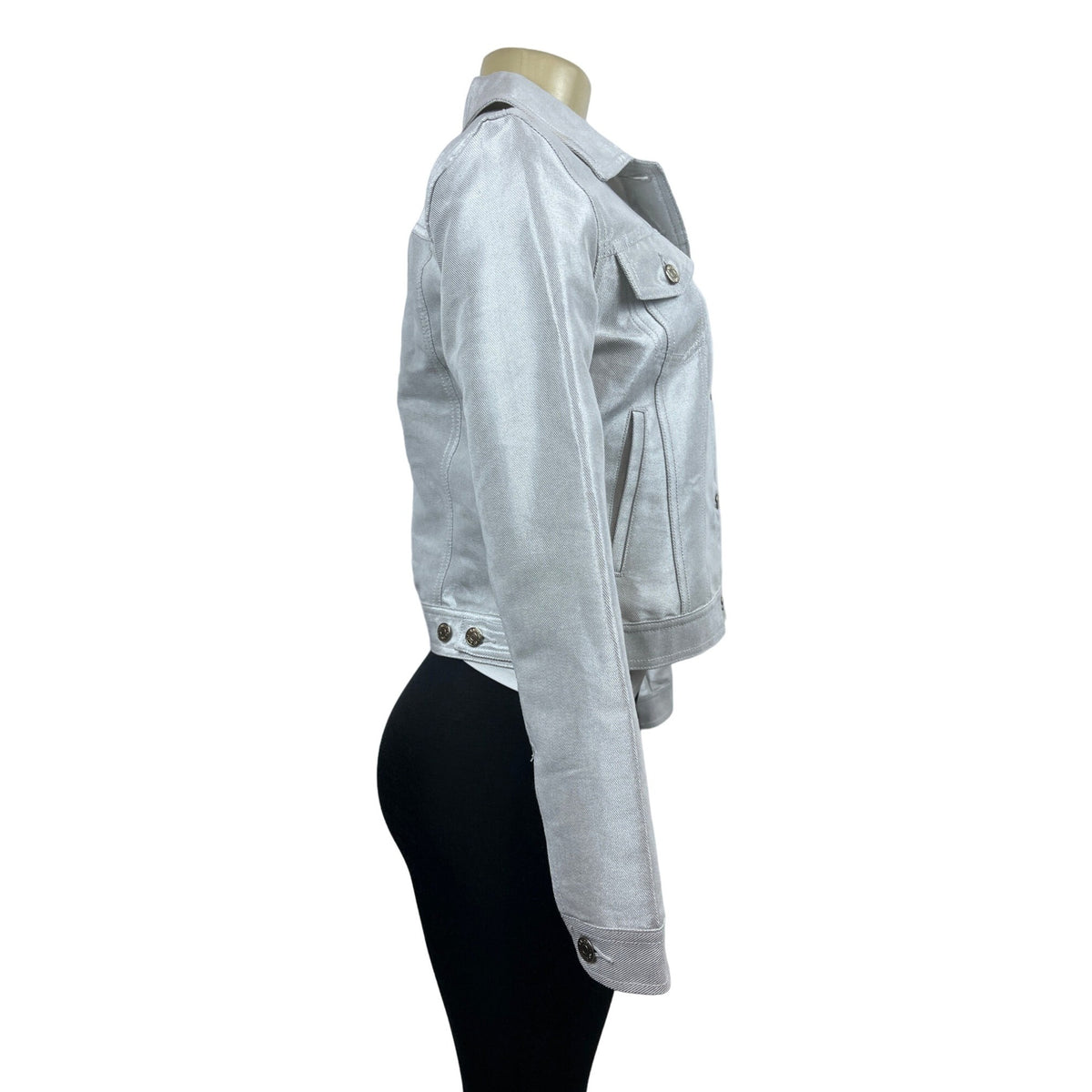 Lauren Jeans Ralph Lauren Women’s Grey Denim Jacket Size S