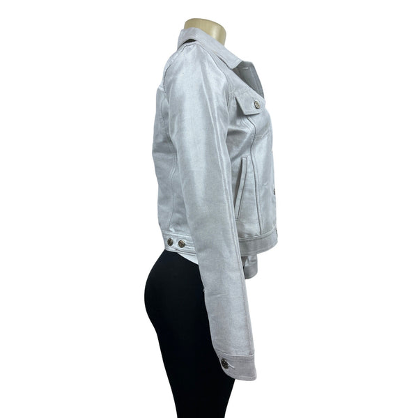 Lauren Jeans Ralph Lauren Women’s Grey Denim Jacket Size S