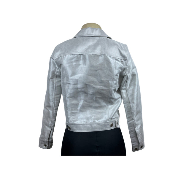 Lauren Jeans Ralph Lauren Women’s Grey Denim Jacket Size S