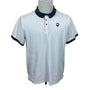 Outdoor Afro Men's Classic Fit Button Up White Polo Shirt Sz L - NWT