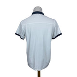 Outdoor Afro Men's Classic Fit Button Up White Polo Shirt Sz L - NWT