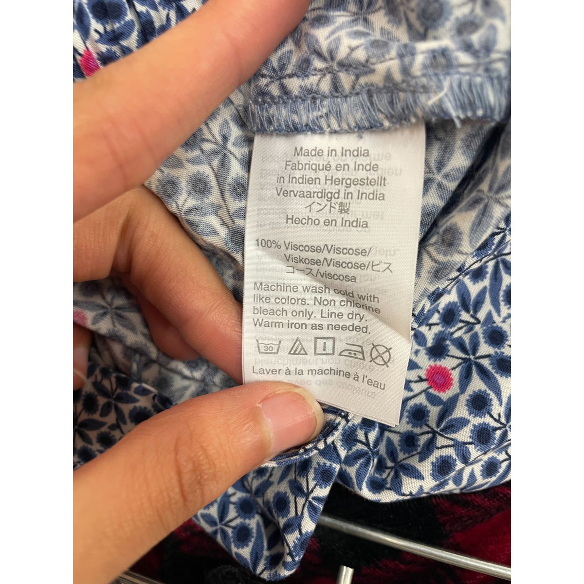 J.Crew Mercanti Womens Asymmetrical Ruffle Hem Skirt S Blue Floral Viscose New