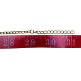 Three-Tiered Gold Tone Necklace With Amber Stone Accents 30 Inches Long Statement Jewelry