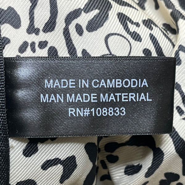 Jessica Simpson Women’s Black Faux Leather Studded Snake Embossed Tote Bag