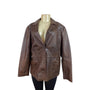 Venezia Women's Distressed Brown Leather Jacket Size 18/20