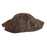 Venezia Women's Distressed Brown Leather Jacket Size 18/20