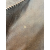 Venezia Women's Distressed Brown Leather Jacket Size 18/20