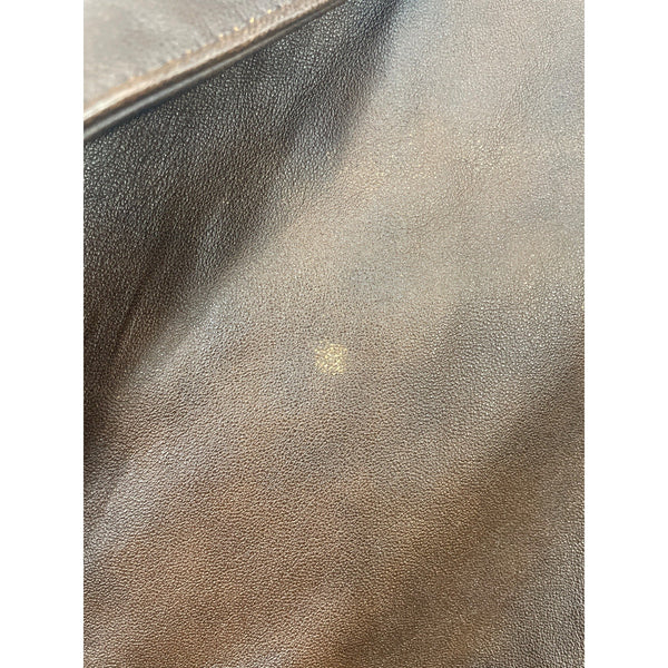 Venezia Women's Distressed Brown Leather Jacket Size 18/20