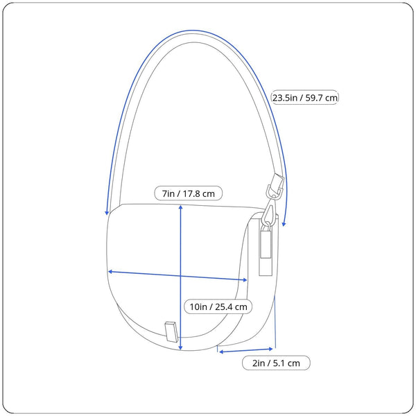 Polo Ralph Lauren Women’s Brown Faux Leather With RLL Monogram Crossbody Bag