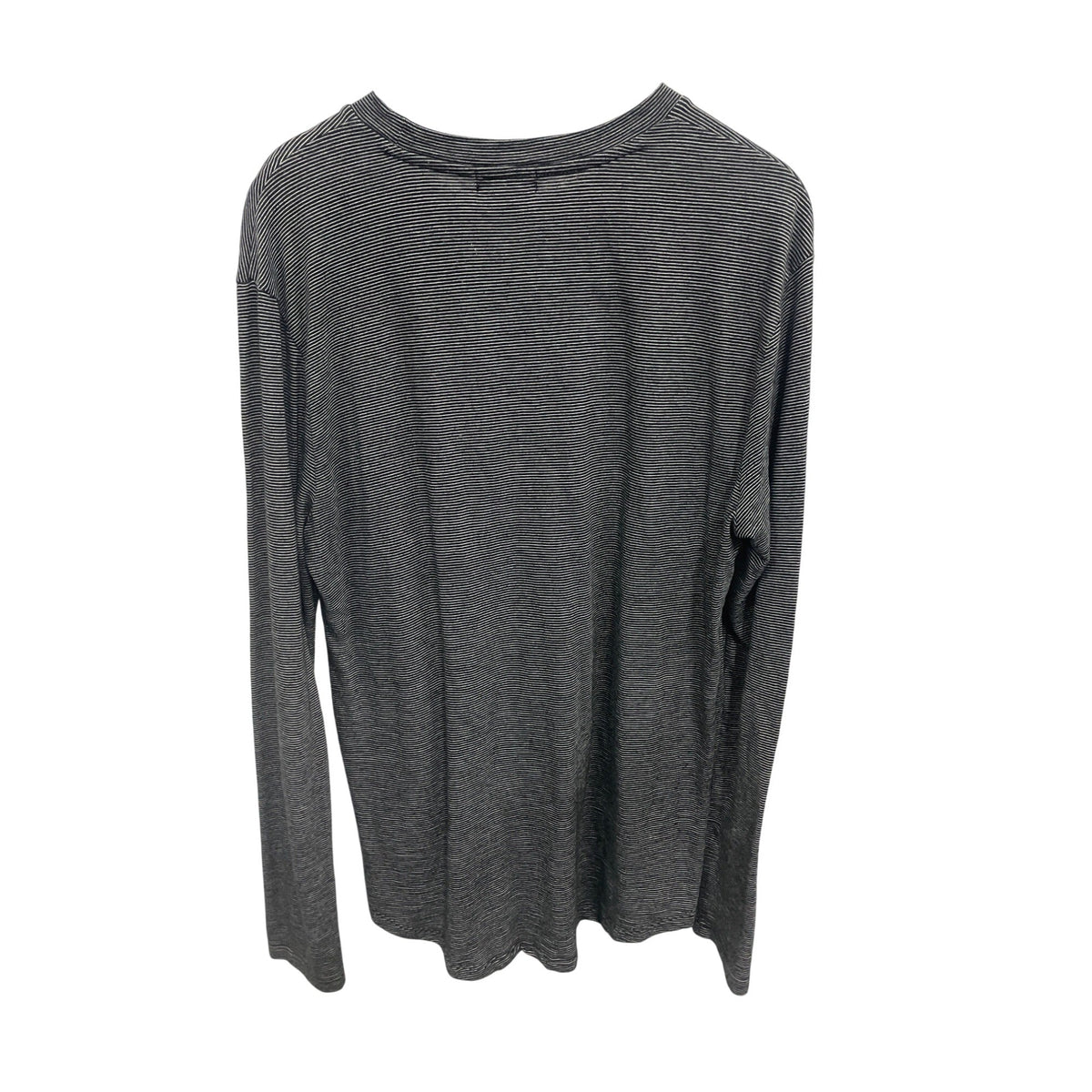 Forever 21 Mens Gray Striped Long Sleeve Top M