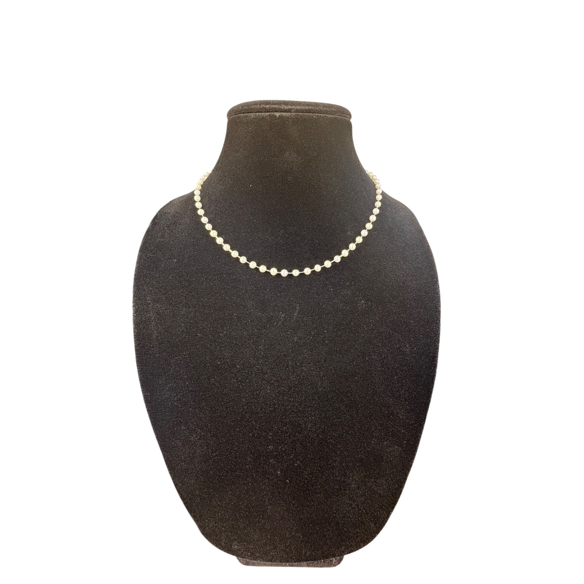Cultured Pearl White 14K Necklace Precious 3 To 3.5MM Opaque Freshwater