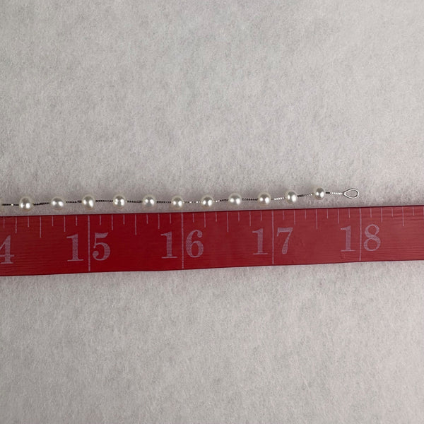 Cultured Pearl White 14K Necklace Precious 3 To 3.5MM Opaque Freshwater