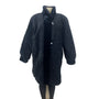 Gallery Women's Reversible Quilted & Faux Fur Black/Gray Winter Coat Sz 4