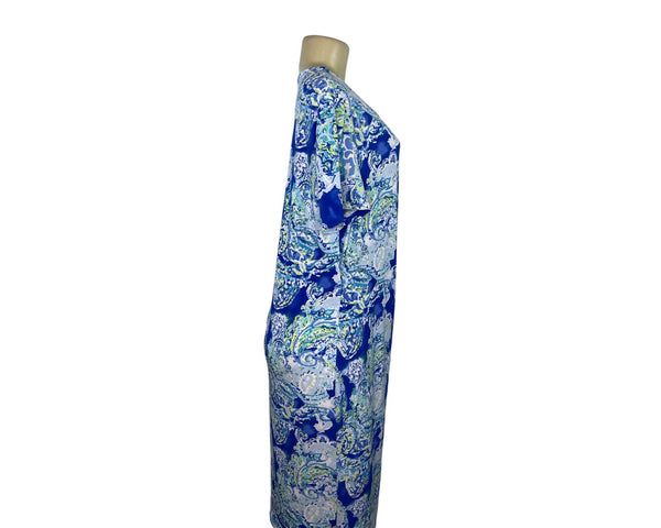 The Limited Womens Blue & Green Paisley Wrap Dress XL - New