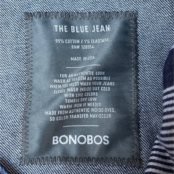 Bonobos Mens Blue Jeans Sz 30x30