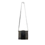 BoSart Opera Collection Silver & Black Crossbody Bag With Structured Frame Sz S