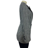 Giorgio Armani Le Collezioni Women’s Black and White Wool Coat Size 40/6