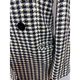 Giorgio Armani Le Collezioni Women’s Black and White Wool Coat Size 40/6