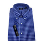 Berkley Jensen Mens Blue Dress Shirt L Wrinkle-Free Long Sleeve Button-Up - New