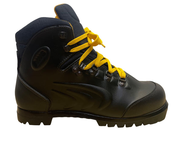 Asolo Men’s Black Leather Lace-Up AWS 840 NNN BC System Ski Boots Size 9