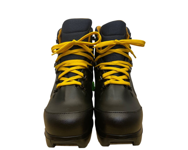 Asolo Men’s Black Leather Lace-Up AWS 840 NNN BC System Ski Boots Size 9