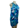 Tracy Negoshian Blue Shattered Glass Braided Neck Sleeveless Dress Sz XS - New