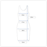 Tracy Negoshian Blue Shattered Glass Braided Neck Sleeveless Dress Sz XS - New