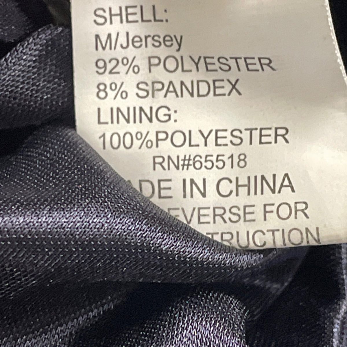 Patra Womens Navy Polyester/Spandex Gown Beaded Lace Back Detail Size 16