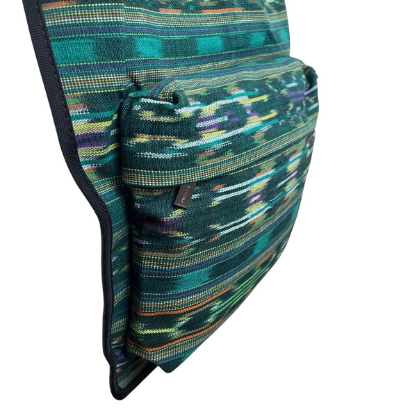 Ethnotek Guatemala Woven With Zippered Pocket Frontal Panel Thread Sz L - New