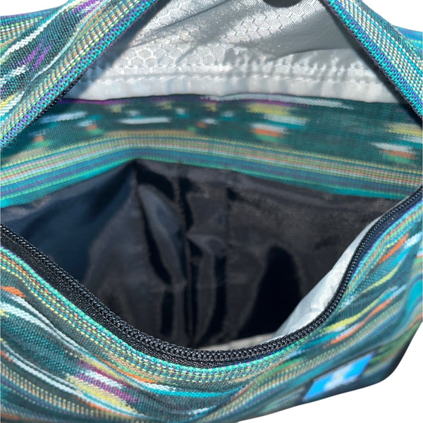 Ethnotek Guatemala Woven With Zippered Pocket Frontal Panel Thread Sz L - New