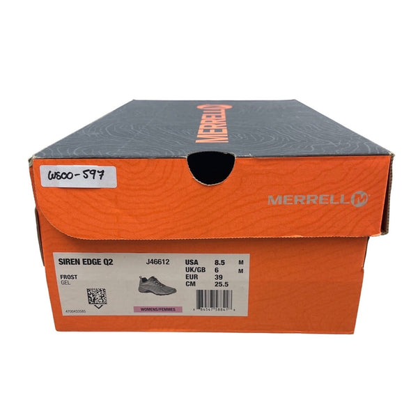Merrell Women's Grey Frost Siren Edge Q2 Shoes Sz 8.5