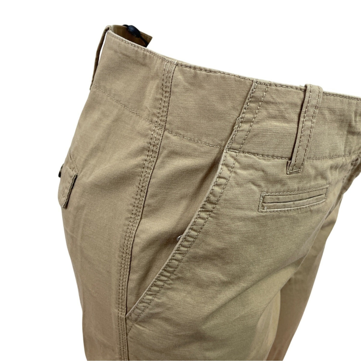 Talbots Womens Mocha Cropped Pants With Buttoned Cuffs Size 6 - New